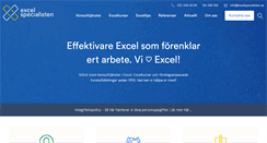 Desktop Screenshot of excelspecialisten.se